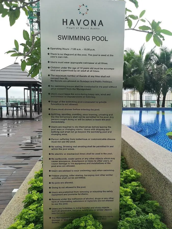 Mount Austin Havona By Squarenest Hotel Johor Bahru Apartment